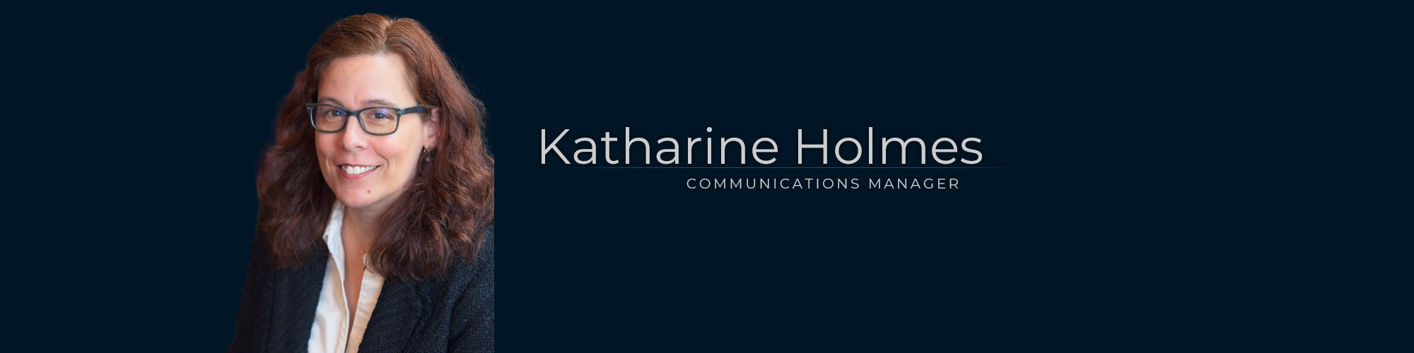 Katharine Holmes, Communications Manager at Dominion GovLaw LLP